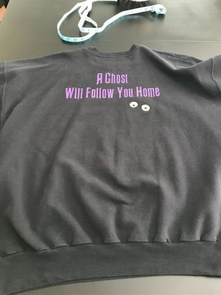 Disneyland Haunted Mansion Hatbox Ghost Sweatshirt Size 2XL 50TH Anniversary 7