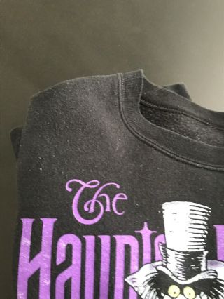 Disneyland Haunted Mansion Hatbox Ghost Sweatshirt Size 2XL 50TH Anniversary 8