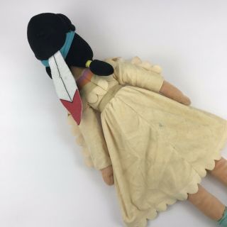 Disney Store Tiger Lily 21” Peter Pan Stuffed Plush Doll Princess RARE HTF 8