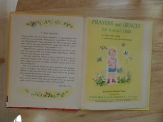 Prayers And Graces For A Small Child,  A Rand McNally Elf Book,  1955 3