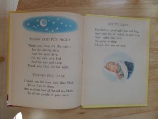 Prayers And Graces For A Small Child,  A Rand McNally Elf Book,  1955 5