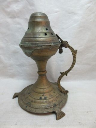 Vintage Brass Incense Burner Made In India