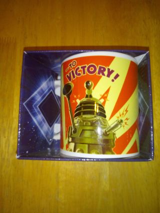 Doctor Who Dalek,  To Victory Poster Image 11 Oz.  Ceramic Coffee Mug