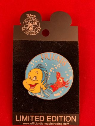 Disney Pins RARE LE Disney Surprise Pin Pinocchio,  Dumbo,  Flounder and Sebastian 2
