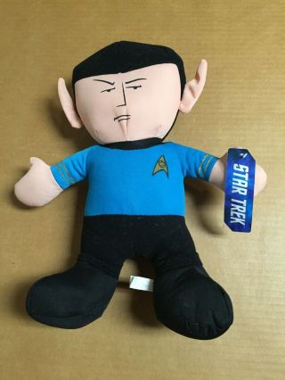 Star Trek Spock 13 " Plush Stuffed Dolls By Toy Factory Collectible W/tag Ar104