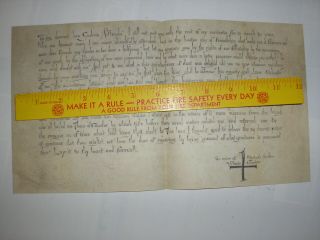 William Shakespeare - Prop Letter For Macbeth,  Ellen Terry As Lady Macbeth - 100th P