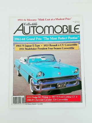 Collectible Automobile,  June 1990