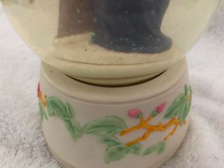 Rare Disney Schmid Beauty and the Beast Musical Snow Globe Belle Very Hard 2Find 5