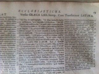 1657 Polyglot Bible SYRIAC Greek ARABIC Latin 2