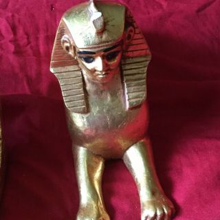 Egyptian Abu Simbel Ramses II Temple Pharaoh Vintage AGI Artisans Guild Interna 7