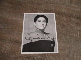 Garrett Wang Autograph Signature 8x10 Star Trek Voyager