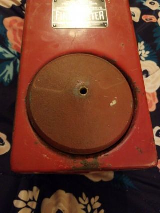 Vintage Red Duncan Fine O Meter NO lock Or Key 3