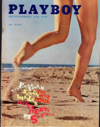 Playboy July 1960 - The Nude Look,  The Models Ball,  Arthur C.  Clarke,  Sports Cars