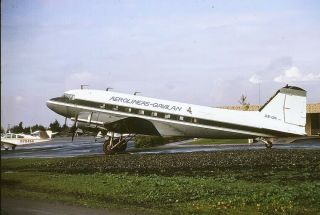 Colour Slide Dc - 3 Xb - Qm Aerolineas Gavilan 1972