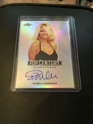 2019 Leaf Metal Pop Century Pamela Anderson Signatures Autograph Card Auto