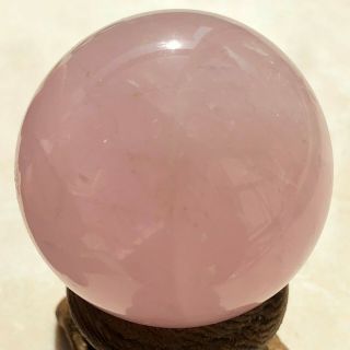 68g Natural Rose Pink Quartz Crystal Sphere Ball Healing P036 5
