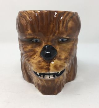 Star Wars 3d Ceramic Chewbacca Chewy Chunky Mug Cup Lucasfilm Zak 2017 Drinks