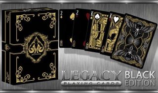 Black Legacy Limited Edition Playing Cards Deck