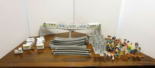 Disney Monorail Train And Accessories And Figures