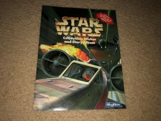 1996 Star Wars Complete Sticker Set With Matching Album Book 1999 Panini Cards