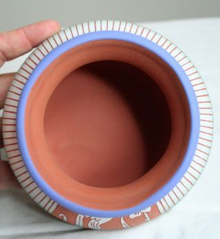 Native American Pottery Hummingbird Vase Pot Signed Johnson Navajo Hand Crafted 6
