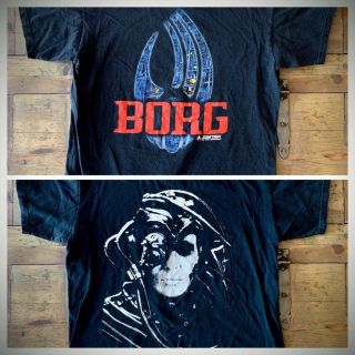 Vintage 1996 Star Trek The Next Generation Borg Movie T - Shirt Size L
