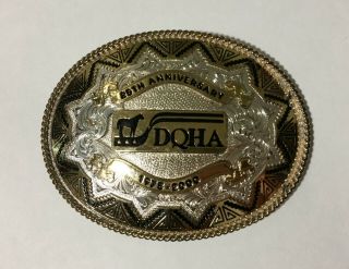 Montana Silversmith Dqha Quarter Horse Association Western Belt Buckle