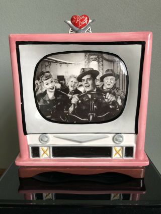 I Love Lucy Tv Collectible Cookie Jar - Pink Television