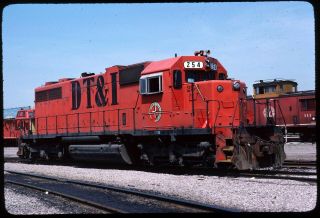 Rail Slide - Dt&i Detroit Toledo & Ironton 254 Flat Rock Mi 7 - 1983