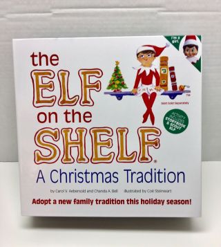 The Elf On The Shelf Girl Christmas Tradition Story Book Activity Scout Blue