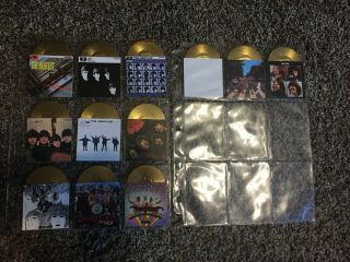 The Beatles 1996 Sports Time Rare Gold Record Insert Card Complete Set Of 12