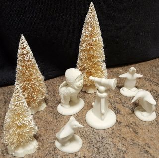 Snowbabies " Stargazing " Dept 56 56.  68817 Collectibles Looking At The Stars