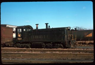 Rail Slide - Cnj Central Rr Of Jersey 1085 Newark Nj 1 - 11 - 1976