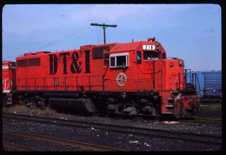 Rail Slide - Dt&i Detroit Toledo & Ironton 218 Chicago Il 9 - 30 - 1983