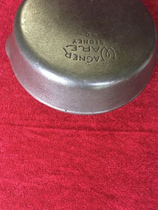 No 5 Wagner Ware Sidney Cast Iron Skillet 4