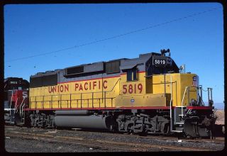 Rail Slide - Up Union Pacific 5819 Magma Junction Az 2 - 14 - 1999