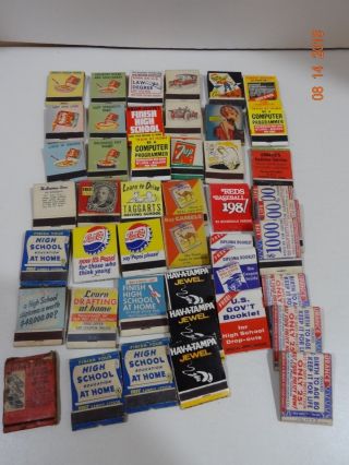 45 Vintage Matchbooks Matches Advertising 50 