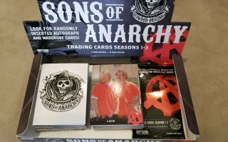 Cryptozoic Sons Of Anarchy Seasons 1 - 3 Complete 100 Card Base Set,  Hobby Box