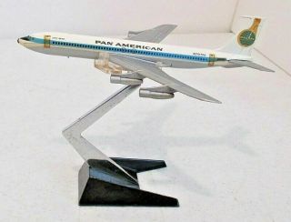 Aero Mini Pan Am American World Airways N707pa Boeing 707 Diecast 1:239 W/ Stand