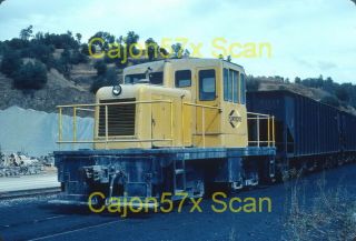 Slide - Calveras Cement Co.  Ge - 45ton At San Anfreas,  Ca.  In 1981