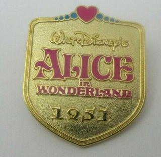 Wdw Alice In Wonderland 1951 Authentic Trading Pin Disney Euc Logo