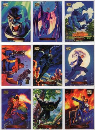 1994 Marvel Masterpiece Series 3 Complete 140 Card Set Nm Universe X - Men