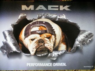 Mack Truck Performance Driven Bulldog Poster