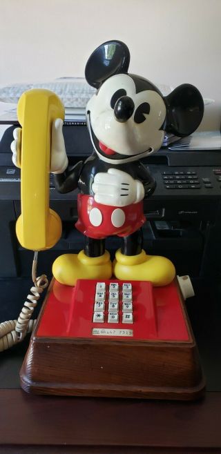 Mickey Mouse Phone 1976 American Telephone Company Next Day