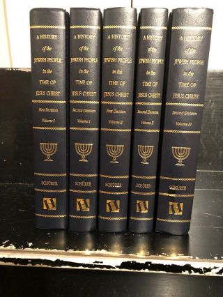 A History Of The Jewish People In The Time Of Christ 5 Vol.  Set In F,  Con.