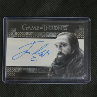 Game Of Thrones Inflexions Joseph Mawle Benjen Stark Valyrian Auto Very Limited