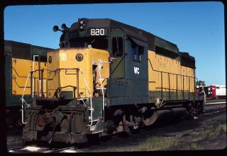 Rail Slide - Wc Wisconsin Central 820 N Fond Du Lac Wi 9 - 1 - 1993 Ex Cnw