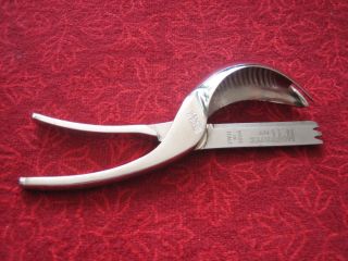 Vintage Clam Opener Hoffritz Ny Kitchen Tool Made In Italy Blade