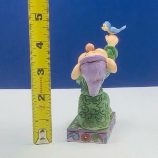 Jim Shore Snow White seven dwarfs figurine Dopey bluebird 0409CI disney showcase 3