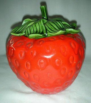 Mccoy Usa Strawberry Cookie Jar